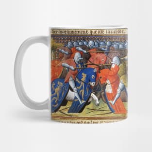 LANCELOT OF THE LAKE IN THE TOURNAMENT OF CAMELOT Arthurian Legends Medieval Miniature Mug